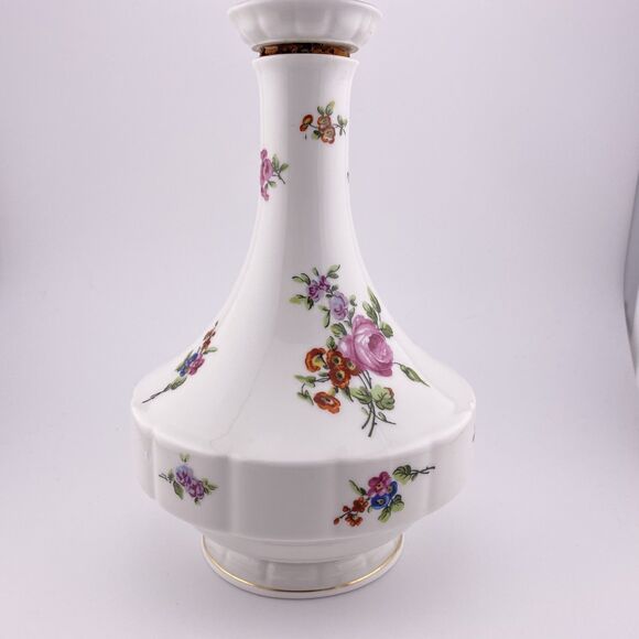 Vtg Haviland Limoges France Porcelain Chantilly 8.5 inches tall Bottle Decanter - Picture 2 of 9